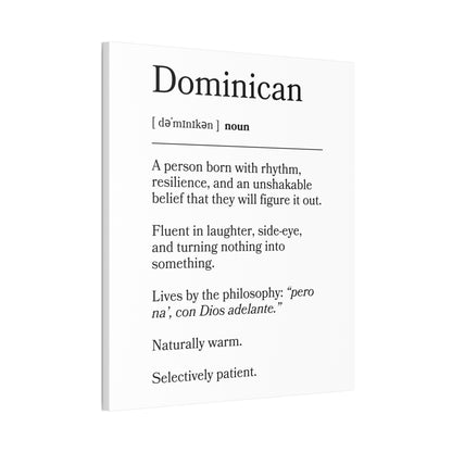 Dominican Definition Canvas