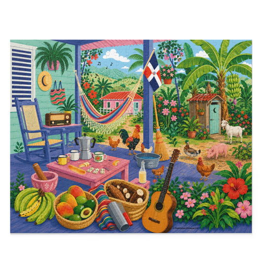 Cozy Dominican Campo Afternoon Puzzle (500 pcs)