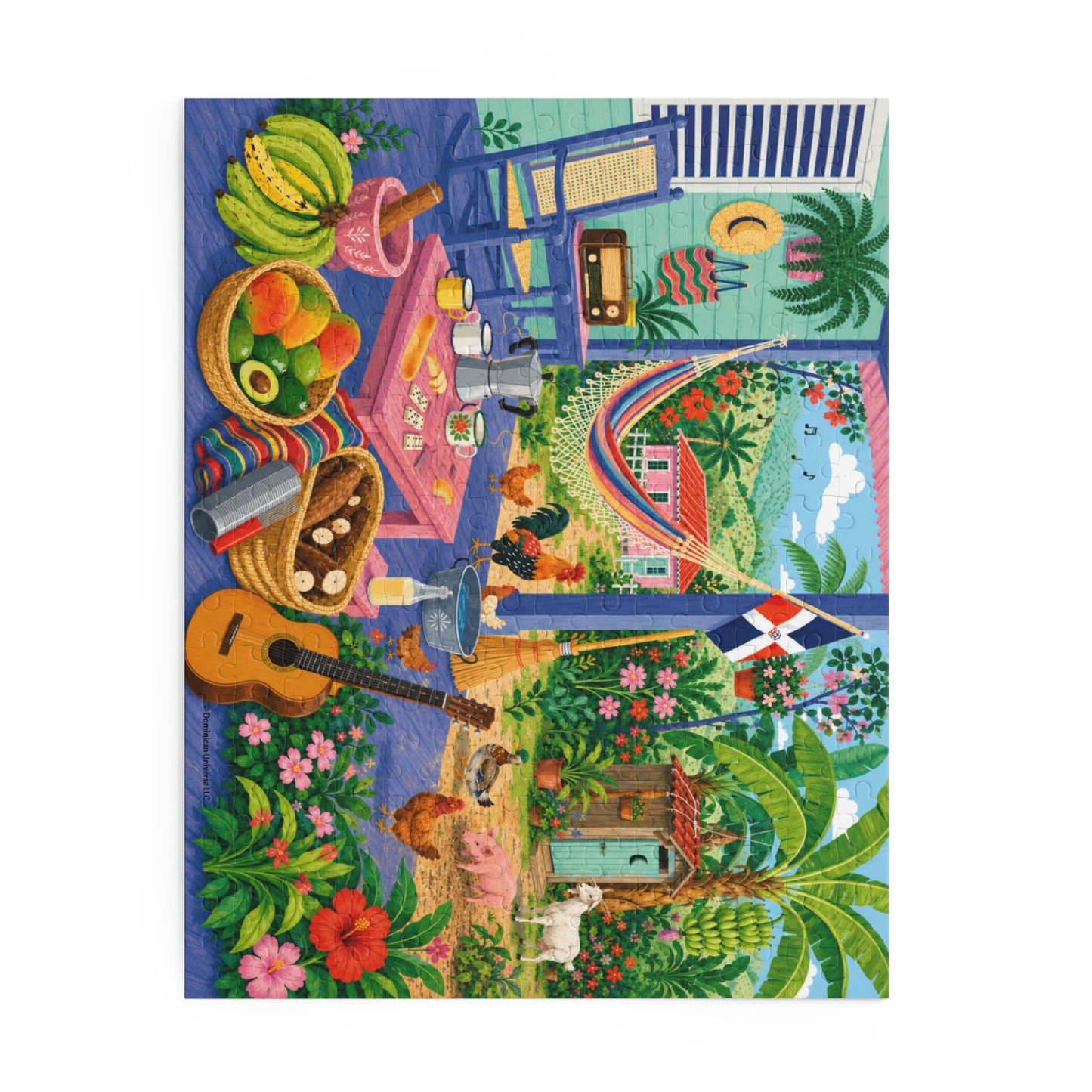 Cozy Dominican Campo Afternoon Puzzle (500 pcs)