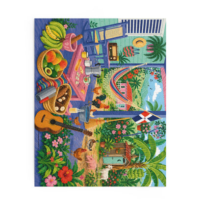 Cozy Dominican Campo Afternoon Puzzle (500 pcs)