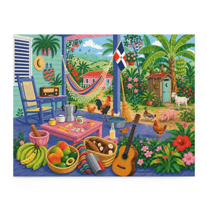 Cozy Dominican Campo Afternoon Puzzle (500 pcs)