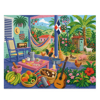 Cozy Dominican Campo Afternoon Puzzle (120 to 500 pcs)