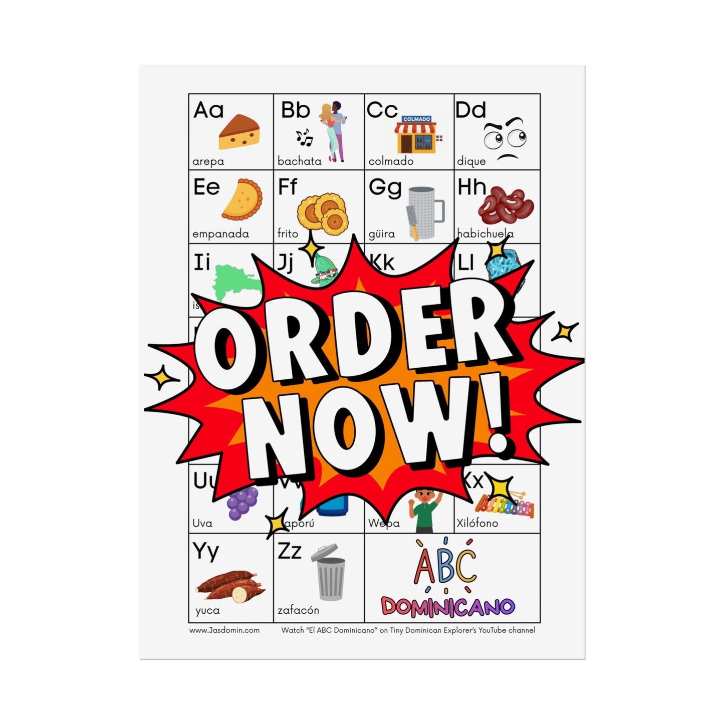 El ABC Dominicano – Physical Poster