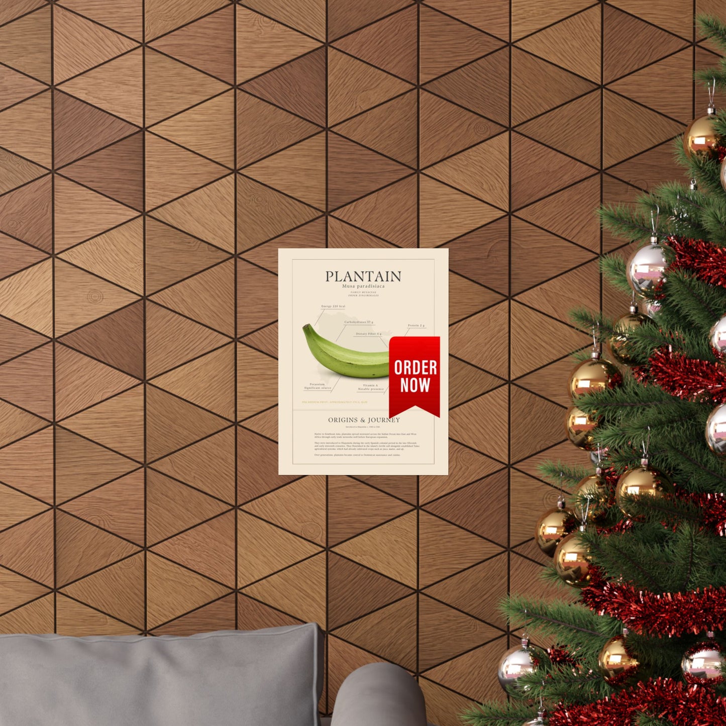 Plantain History Definition Matte Poster — Print Celebrating Culture & Pride