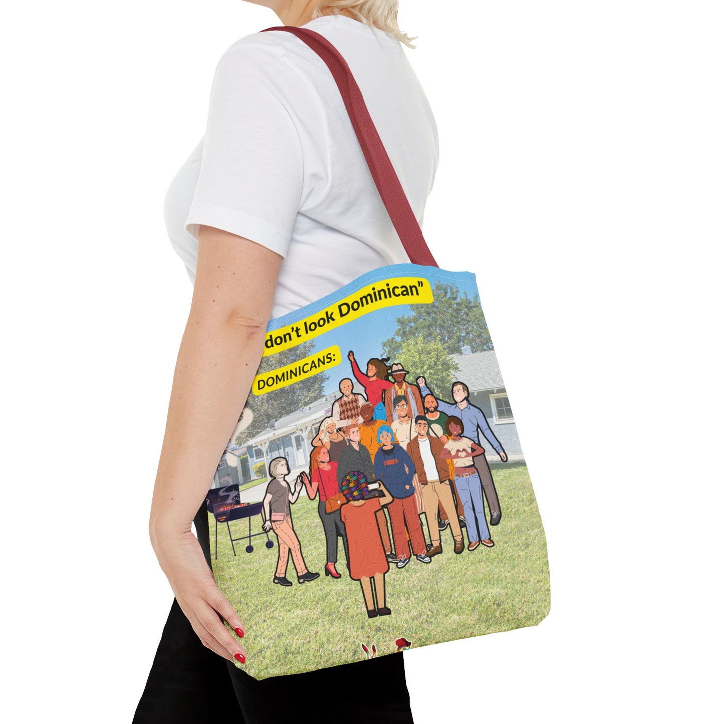 "You Don’t Look Dominican" – Tote Bag Celebrating Dominican Diversity
