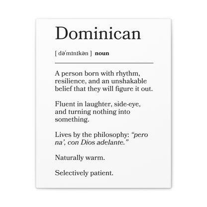 Dominican Definition Canvas