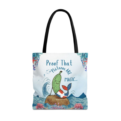 Proof that Platanos are Magic Tote Bag