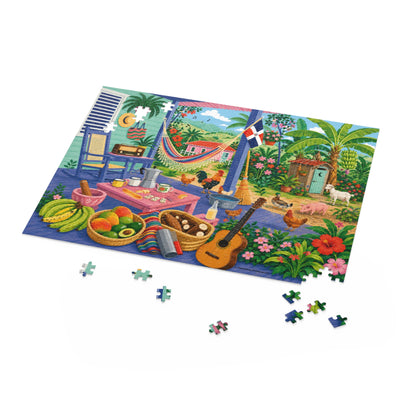 Cozy Dominican Campo Afternoon Puzzle (120 to 500 pcs)