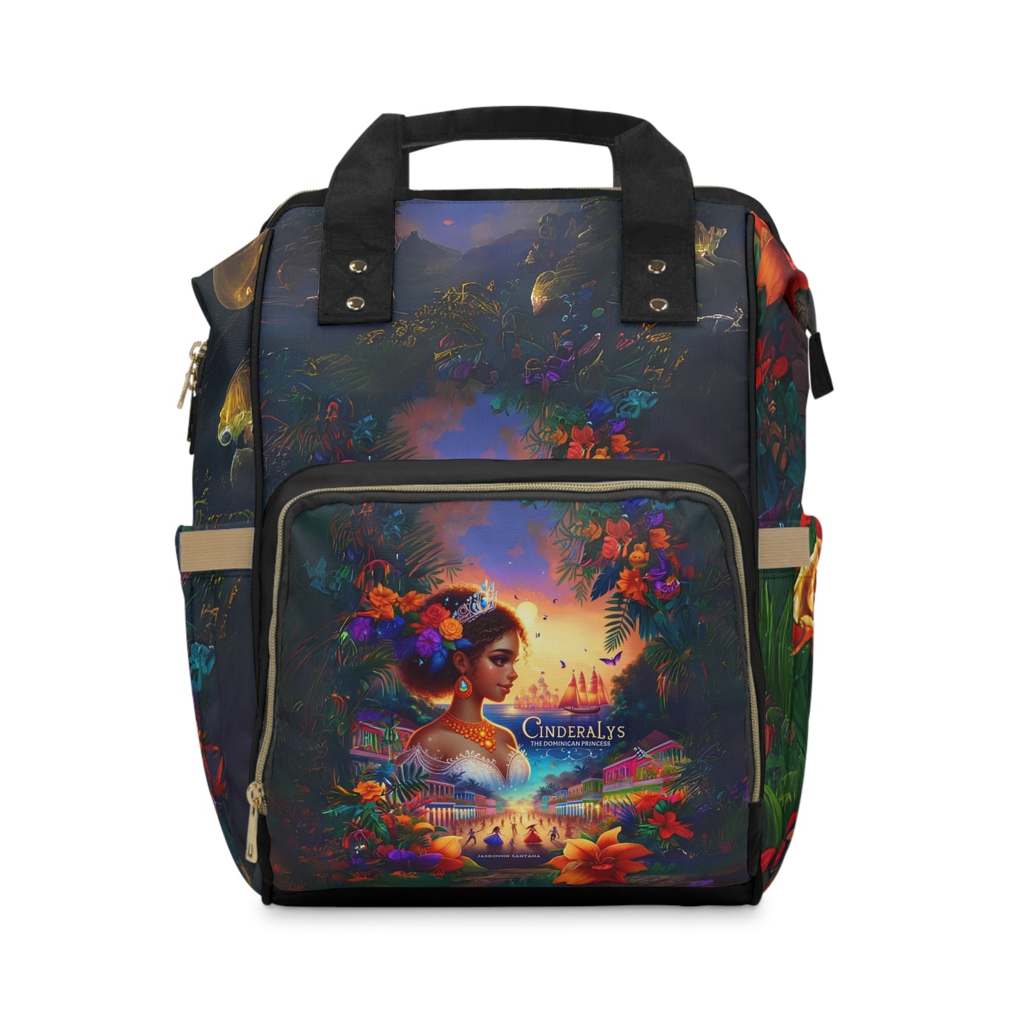 Cinderalys - The Dominican Princess Diaper Backpack