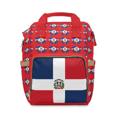 Dominican Flag Diaper Backpack
