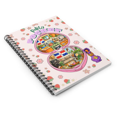 Polita Pocket Notebook — Cute 'Polita Pochette' Dominican Kitchen & Living Room View