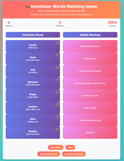 Dominican Spanish Learning Bundle - Paquete de Aprendizaje de Español Dominicano