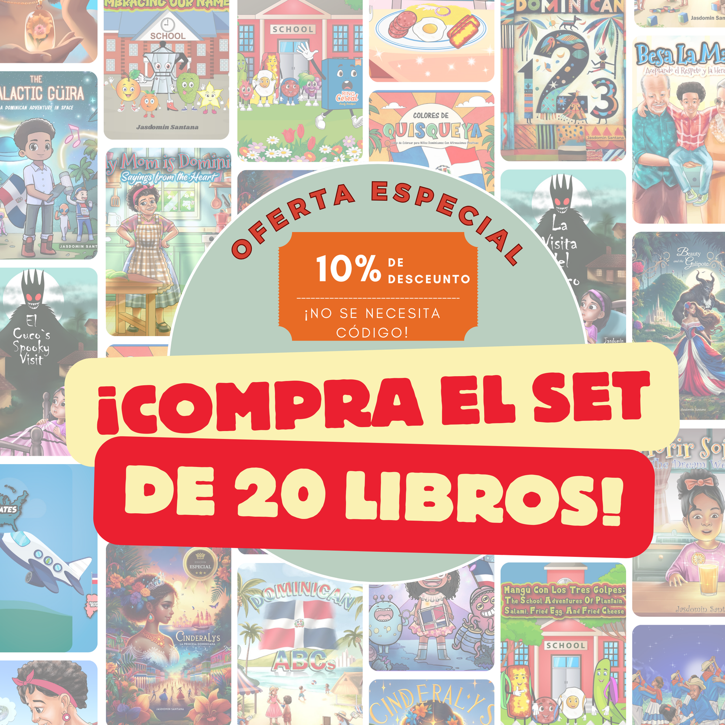 Paquete: 20 libros Descuento 10% (Todos los libros)