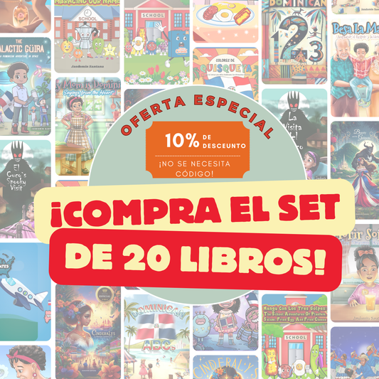 Paquete: 20 libros Descuento 10% (Todos los libros)